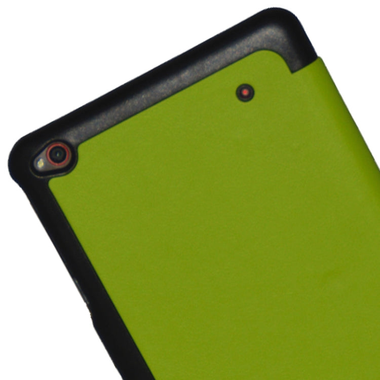 3-folding Custer Texture Voltage Flip Leather Case with Holder for Think Pad 8