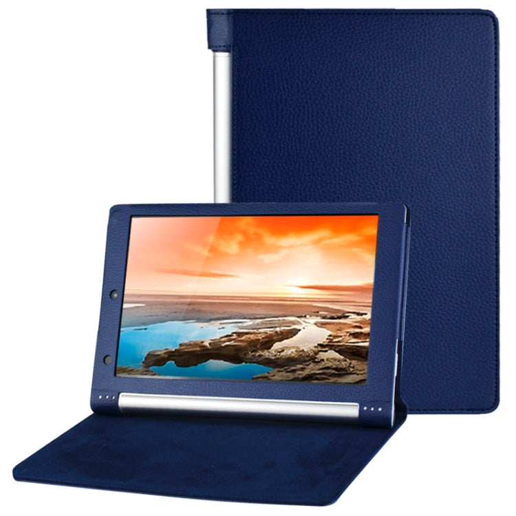 Litchi Texture Leather Case with Holder