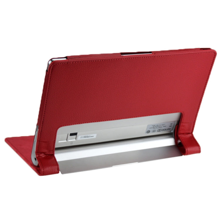 Litchi Texture Leather Case with Holder