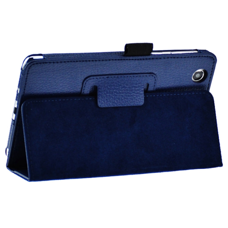 Litchi Texture Leather Case with Holder for Lenovo S5000