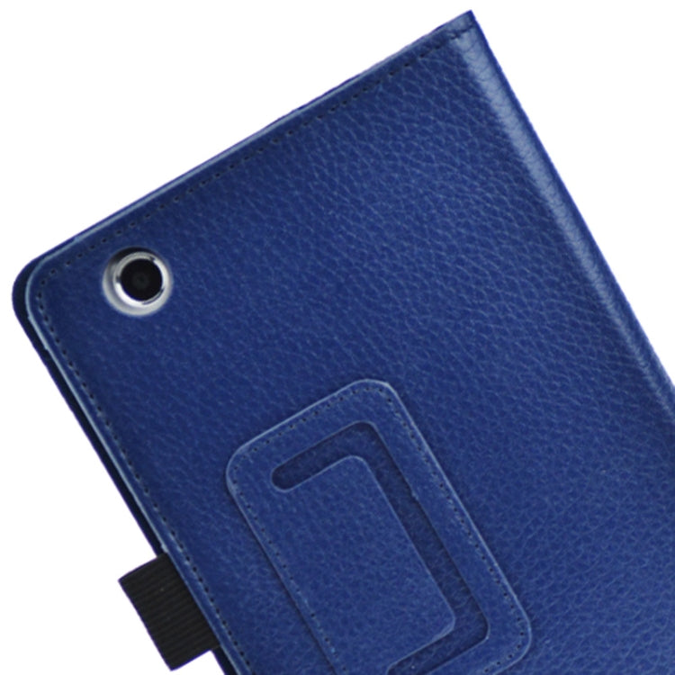Litchi Texture Leather Case with Holder for Lenovo S5000