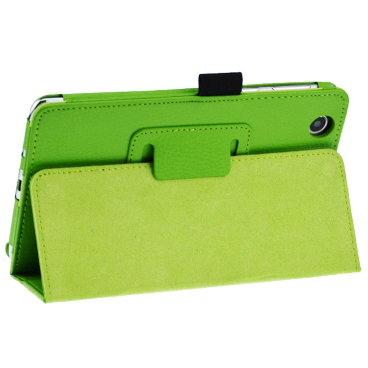 Litchi Texture Leather Case with Holder for Lenovo S5000