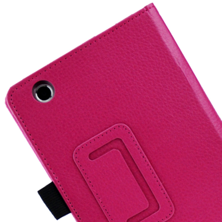 Litchi Texture Leather Case with Holder for Lenovo S5000
