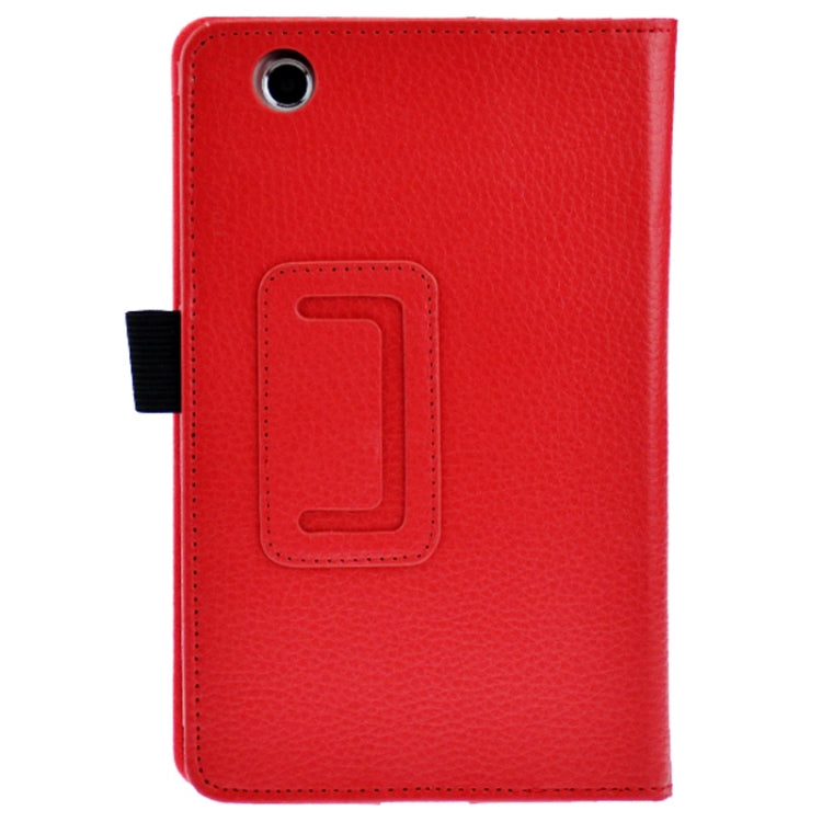 Litchi Texture Leather Case with Holder for Lenovo S5000
