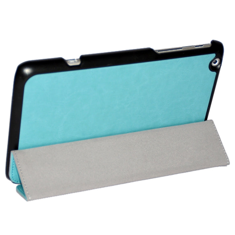 3-folding Crazy Horse Texture Flip Leather Case with Holder for Lenovo Miix 2-8