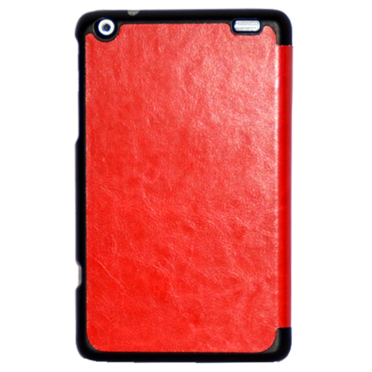 3-folding Crazy Horse Texture Flip Leather Case with Holder for Lenovo Miix 2-8