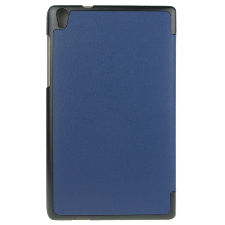 3-folding Custer Texture Magnetic Leather Case with Holder for Lenovo Tab S8-50