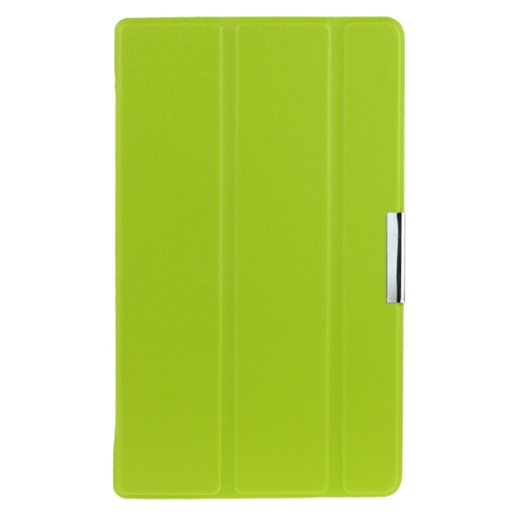 3-folding Custer Texture Magnetic Leather Case with Holder for Lenovo Tab S8-50