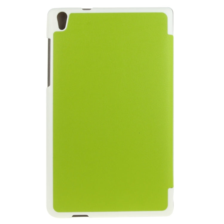 3-folding Custer Texture Magnetic Leather Case with Holder for Lenovo Tab S8-50