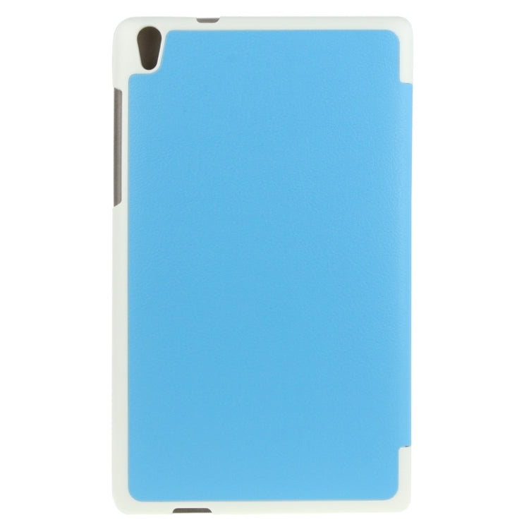 3-folding Custer Texture Magnetic Leather Case with Holder for Lenovo Tab S8-50