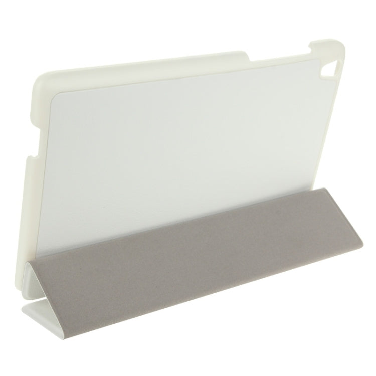 3-folding Custer Texture Magnetic Leather Case with Holder for Lenovo Tab S8-50