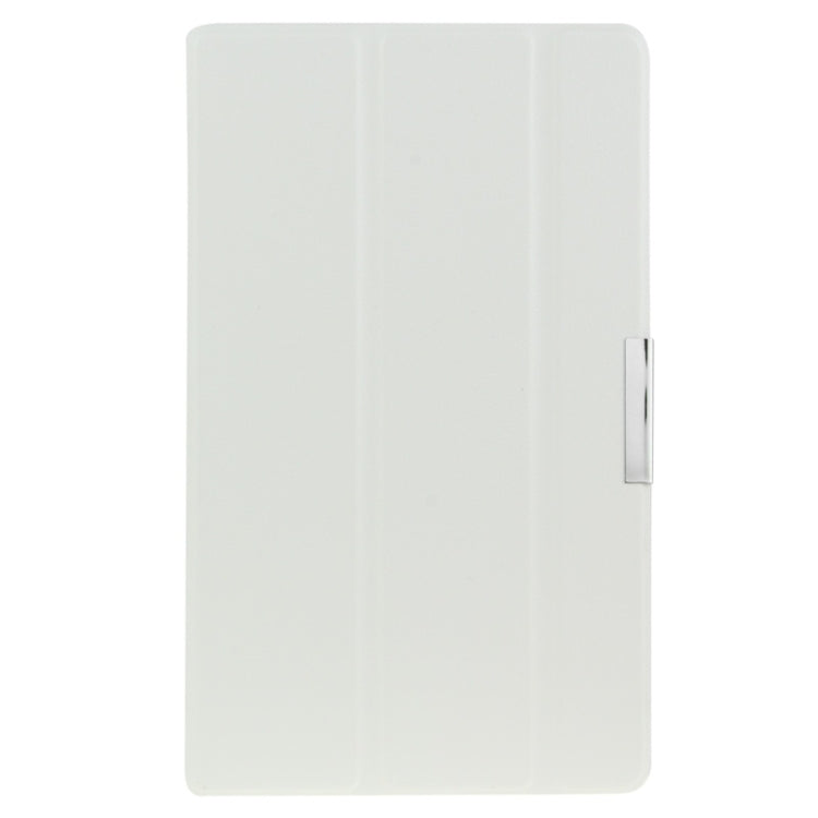 3-folding Custer Texture Magnetic Leather Case with Holder for Lenovo Tab S8-50