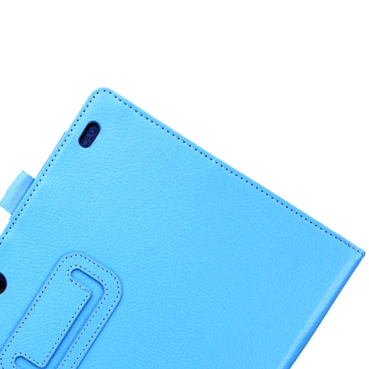 Litchi Texture Horizontal Flip Solid Color Leather Case with Two-Folding Holder for Lenovo Tab2 A10-70