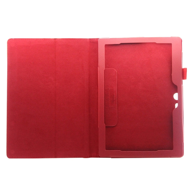 Litchi Texture Horizontal Flip Solid Color Leather Case with Two-Folding Holder for Lenovo Tab2 A10-70