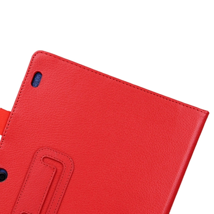 Litchi Texture Horizontal Flip Solid Color Leather Case with Two-Folding Holder for Lenovo Tab2 A10-70