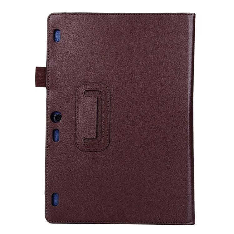 Litchi Texture Horizontal Flip Solid Color Leather Case with Two-Folding Holder for Lenovo Tab2 A10-70