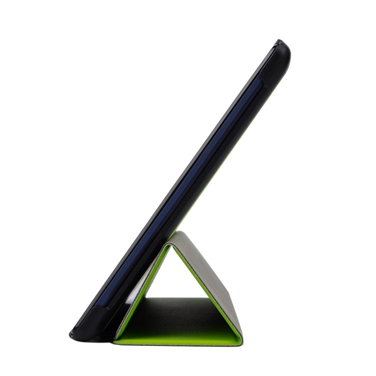 Karst Texture Horizontal Flip Solid Color Leather Case with Three-Folding Holder for Lenovo Tab2 A10-70