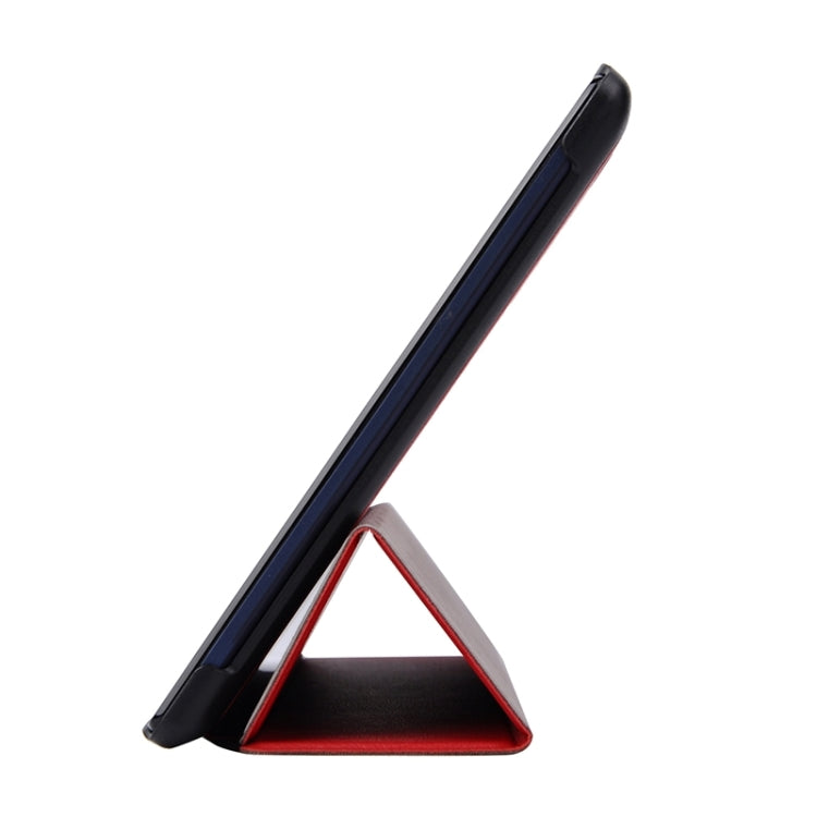 Karst Texture Horizontal Flip Solid Color Leather Case with Three-Folding Holder for Lenovo Tab2 A10-70