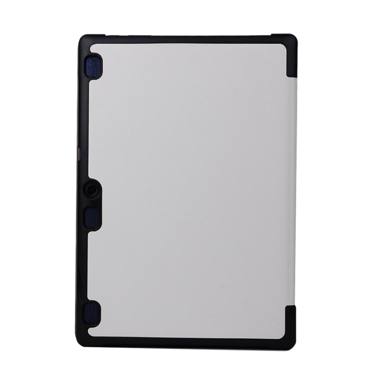 Karst Texture Horizontal Flip Solid Color Leather Case with Three-Folding Holder for Lenovo Tab2 A10-70