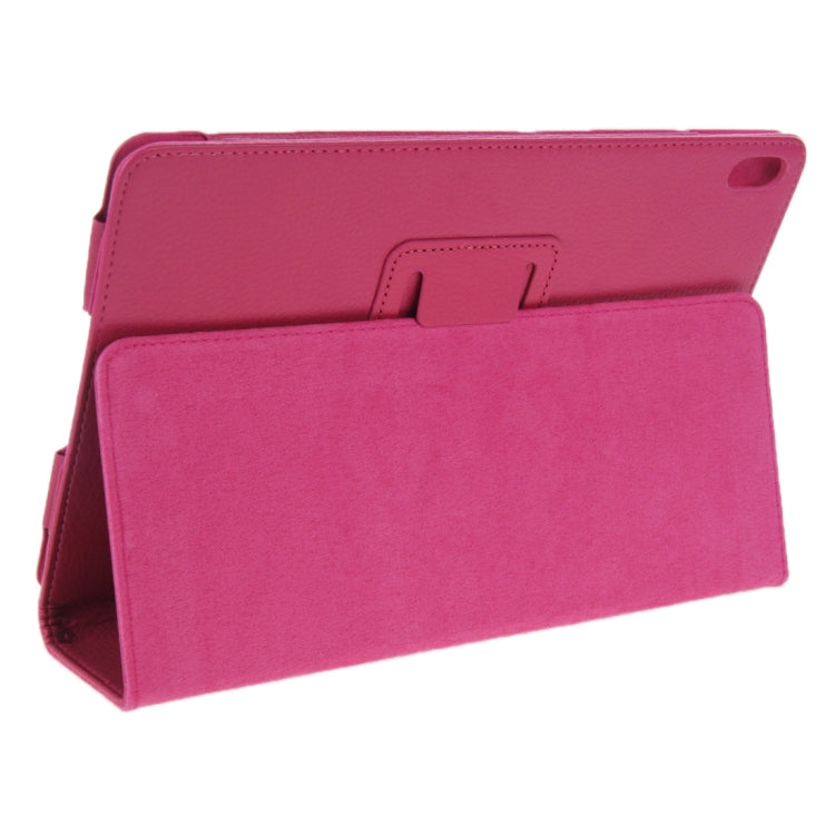 Litchi Texture Magnetic Leather Case with Holder for Lenovo A10-70 / A7600