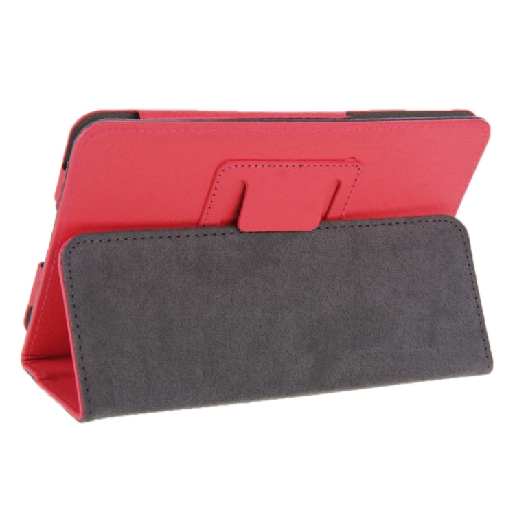 Oracle Texture Magnetic Leather Case with Holder for Lenovo A7-50 / A3500
