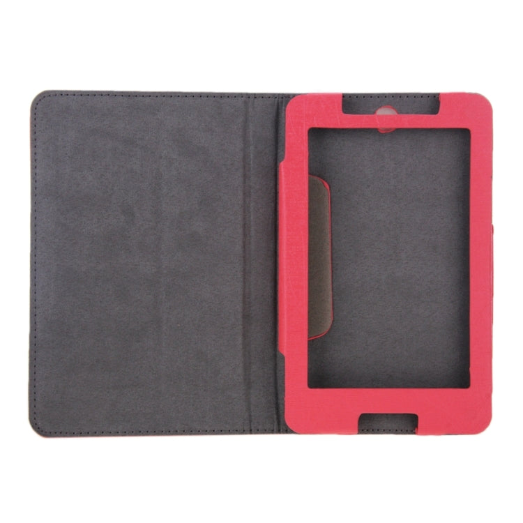 Oracle Texture Magnetic Leather Case with Holder for Lenovo A7-50 / A3500