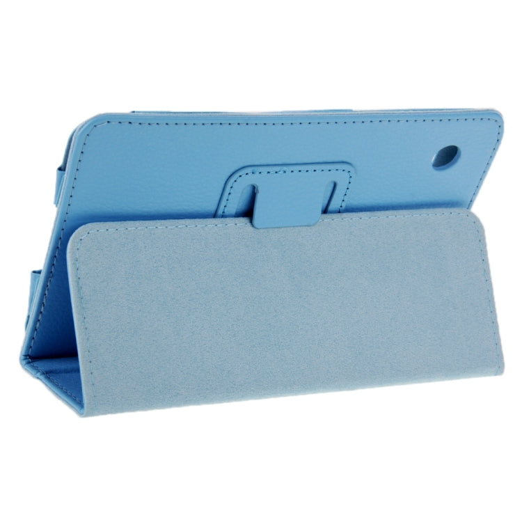 Litchi Texture Magnetic Leather Case with Holder for Lenovo A7-30 / A3300