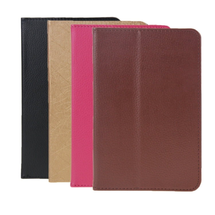 Litchi Texture Magnetic Leather Case with Holder for Lenovo A7-30 / A3300