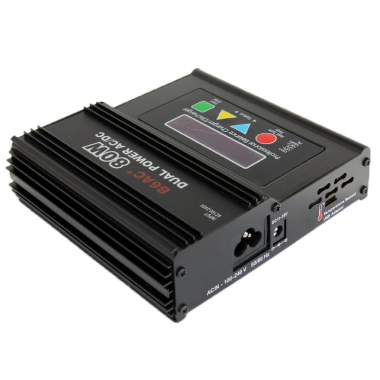 2.4 inch LCD AC / DC Dual Power B6AC+ 80W Balance Charger / Discharger