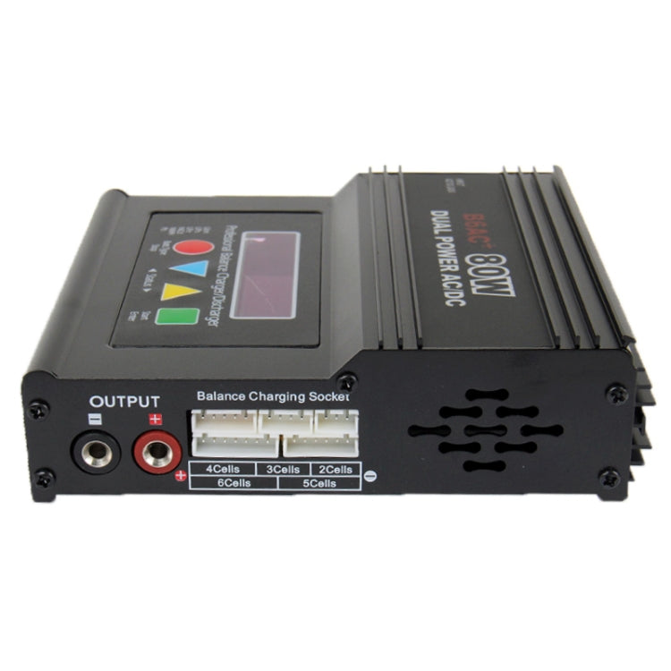 2.4 inch LCD AC / DC Dual Power B6AC+ 80W Balance Charger / Discharger