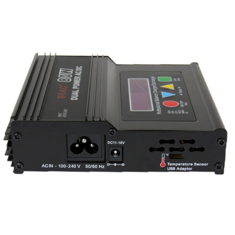 2.4 inch LCD AC / DC Dual Power B6AC+ 80W Balance Charger / Discharger
