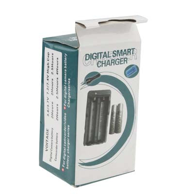 Battery Charger for 18650, Output: 4.2V/ 650mA (Only US Plug)