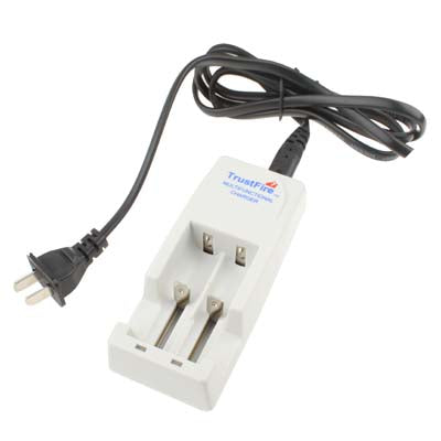 TrustFire Battery Charger for 10430 / 10440 / 14500 / 16340 / 17670 / 18500 / 18650, Output: 4.2V / 500mA (US Plug)(White)