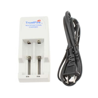 TrustFire Battery Charger for 10430 / 10440 / 14500 / 16340 / 17670 / 18500 / 18650, Output: 4.2V / 500mA (US Plug)(White)