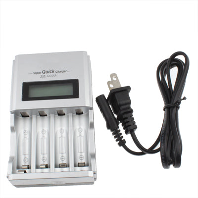 Super Rapid Battery Charger for AA / AAA / Ni-MH / Ni-Cd