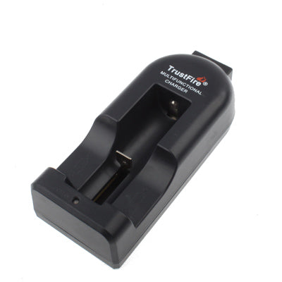 TrustFire Battery Charger for 10440 / 14500 / 17670 / 18500 / 18650, Output: 4.2V / 500mA (US Plug)(Black)