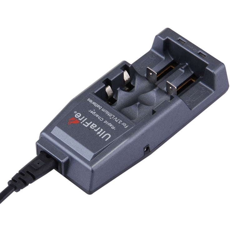 UltraFire Rapid Battery Charger 14500 / 17500 / 18500 / 17670 / 18650, Output: 4.2V / 450mA , EU Plug(Grey)