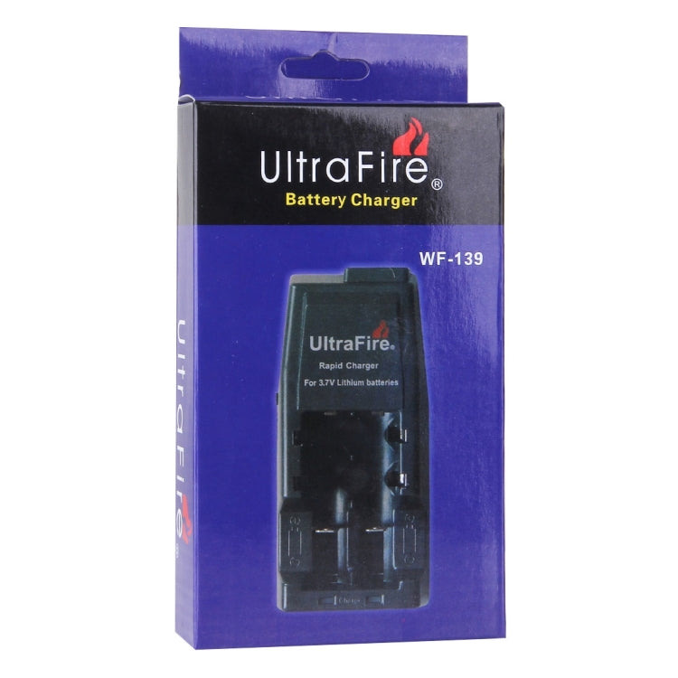 UltraFire Rapid Battery Charger 14500 / 17500 / 18500 / 17670 / 18650, Output: 4.2V / 450mA , EU Plug(Grey)