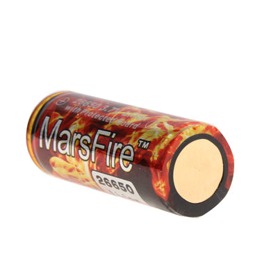 MarsFire 26650 5000mAh Rechargeable Li-ion Battery with Protected Board(Red)