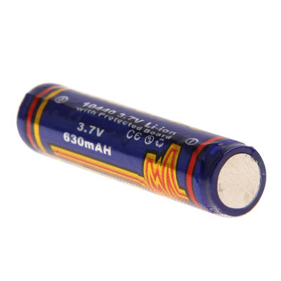 4 PCS MarsFire 10440 630mAh Rechargeable Li-ion Battery with Protected Board(Blue)
