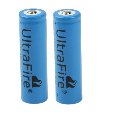 UltraFire TR 18650 2400mAh 3.7V Long Lasting Rechargeable Lithium ion Battery (2pcs in one packaging, the price is for 2pcs)(Blue)