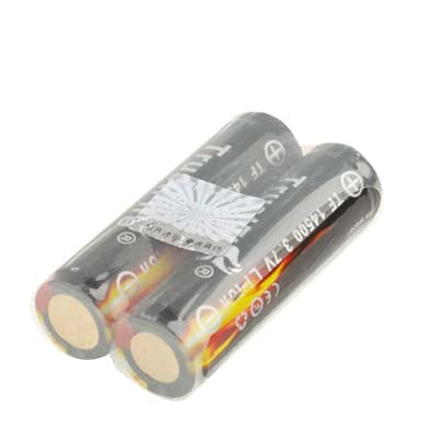 TrustFire TF 14500 900mAh 3.7V Long Lasting Rechargeable Lithium ion Battery (2pcs in one packaging, the price is for 2pcs)(Black)