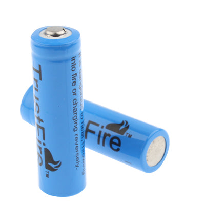 2 PCS TrustFire TR 14500 900mAh 3.6V Long Lasting Rechargeable Lithium ion Battery(Blue)