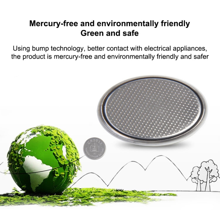5 PCS CR2032 3V Lithium Button Battery
