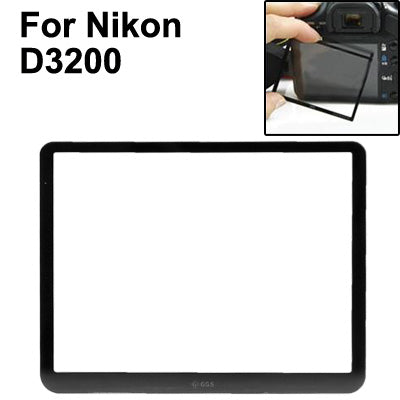 Pro Optical Glass LCD Screen Protector for Nikon D3200(Black)