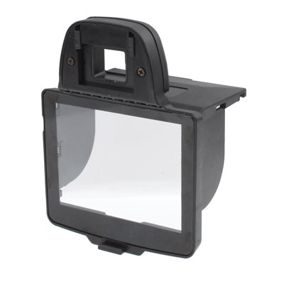 Digital LCD Sunshade Hood Screen Protector for Nikon D300(Black)