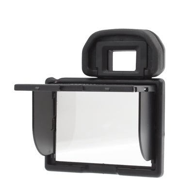 Digital LCD Sunshade Hood Screen Protector for Canon EOS 50D(Black)