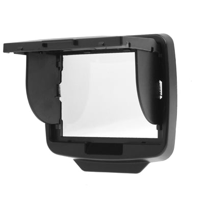 Digital LCD Sunshade Hood Screen Protector for Nikon D80(Black)