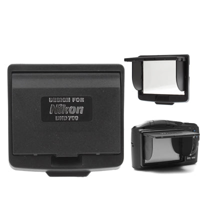 Digital LCD Sunshade Hood Screen Protector for Nikon D700(Black)