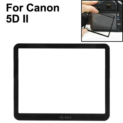 Pro Optical Glass LCD Screen Protector for Canon 5D II(Black)